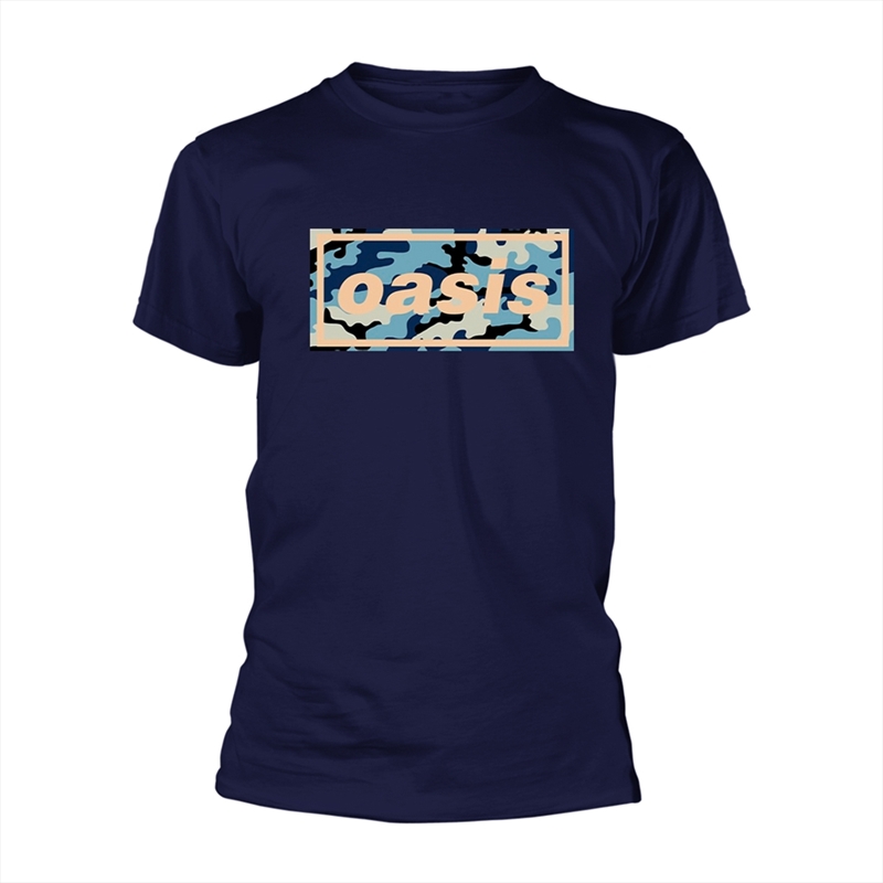 Oasis - Camo Logo - Navy Blue - MEDIUM/Product Detail/Shirts