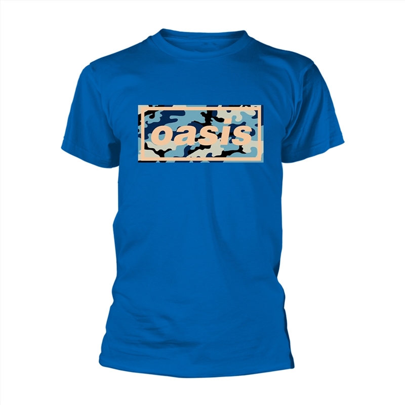 Oasis - Camo Logo - Royal Blue - XXL/Product Detail/Shirts