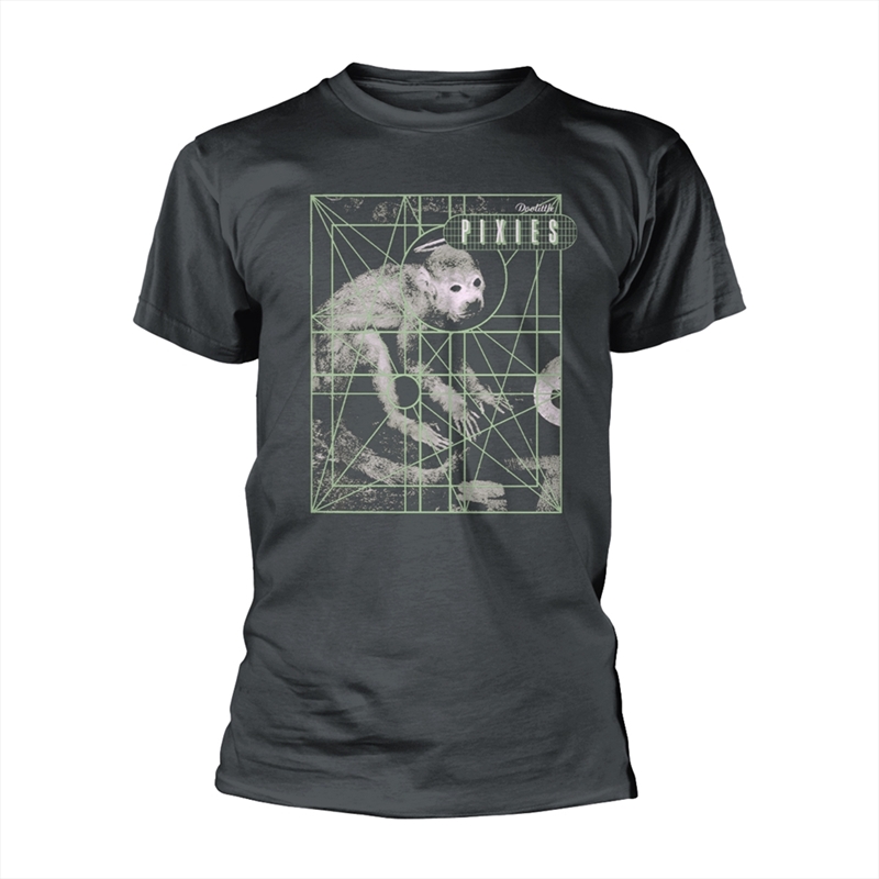 Pixies - Monkey Grid - Grey - XXL/Product Detail/Shirts