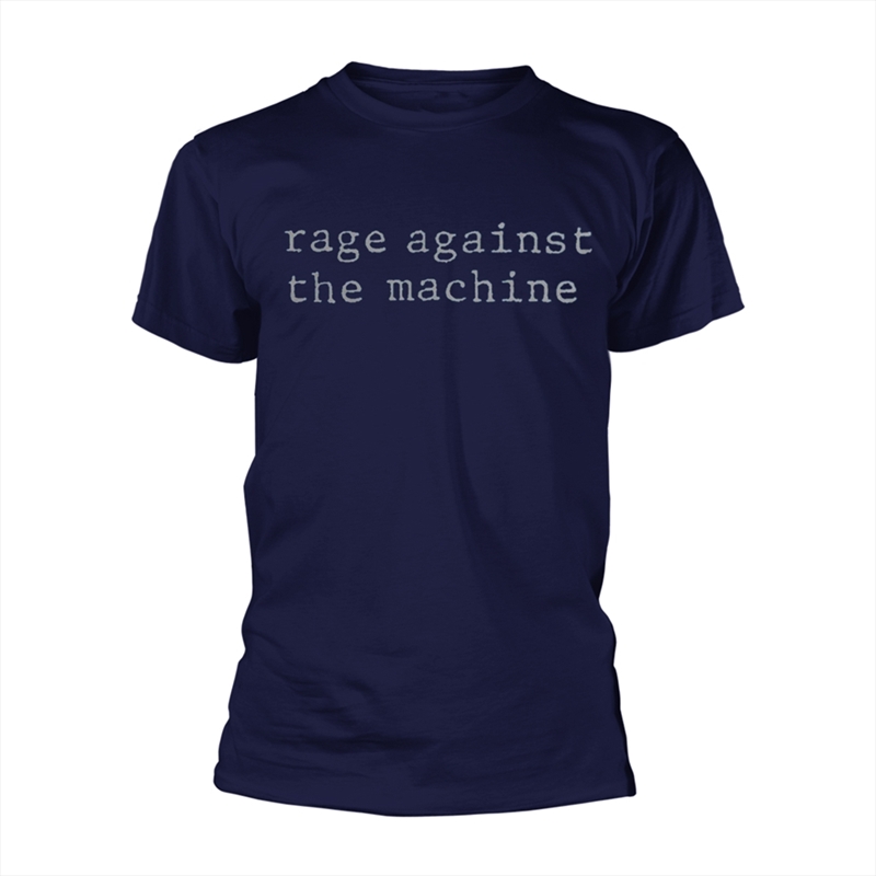 Rage Against The Machine - Original Logo - Blue - LARGE/Product Detail/Shirts