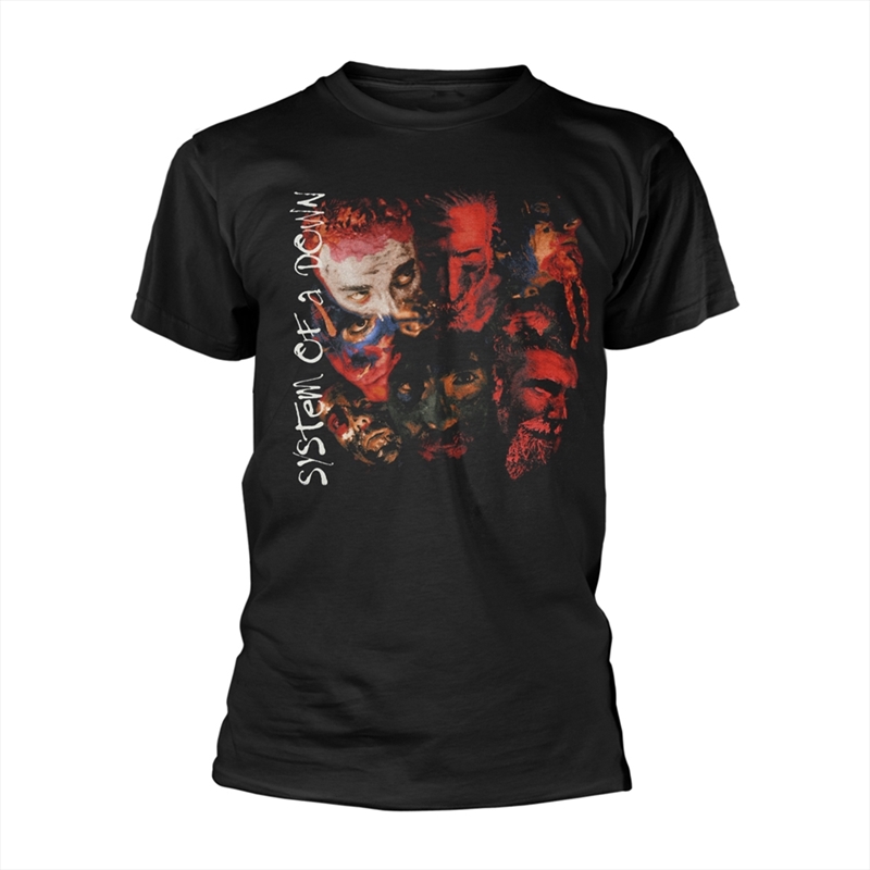 System Of A Down - Painted Faces - Black - LARGE/Product Detail/Shirts