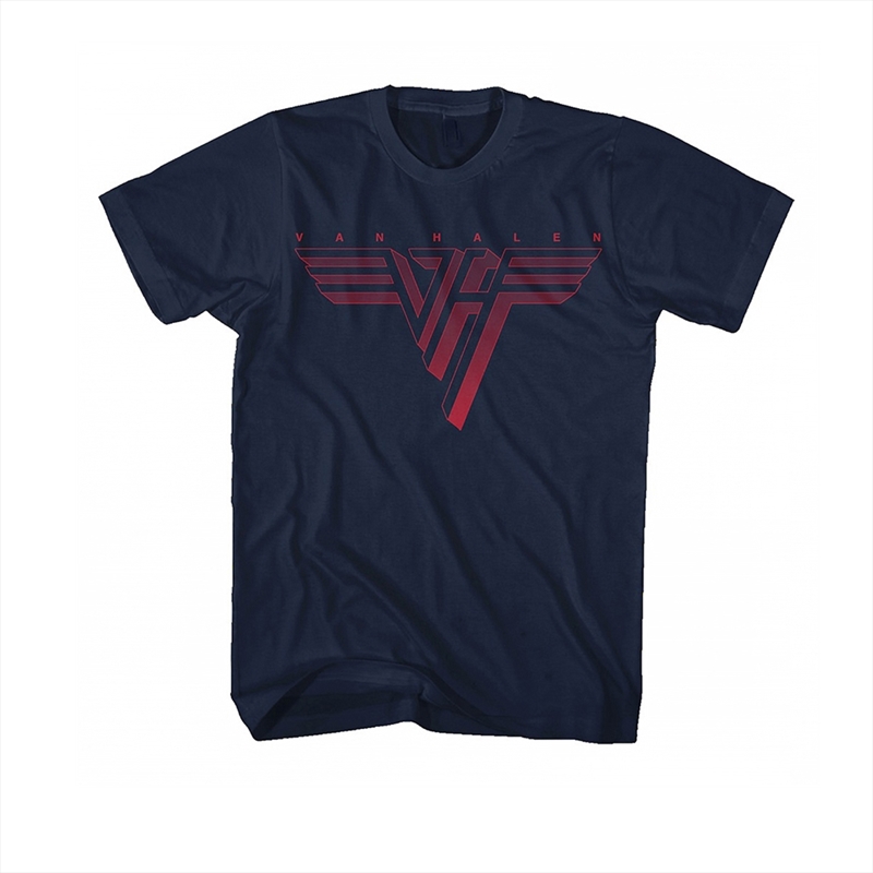 Van Halen - Classic Red Logo - Blue - 4XL/Product Detail/Shirts