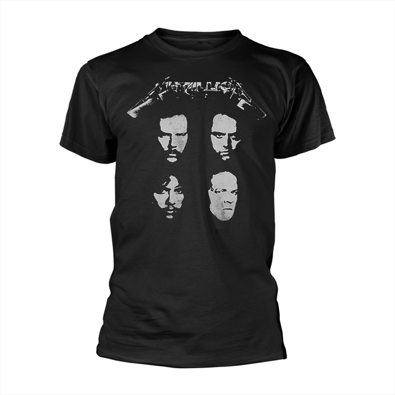 Metallica - 4 Faces - Black - MEDIUM/Product Detail/Shirts