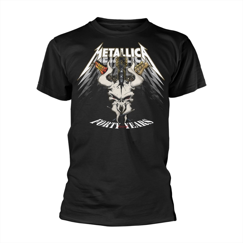 Metallica - 40Th Anniversary Forty Years - Black - MEDIUM/Product Detail/Shirts