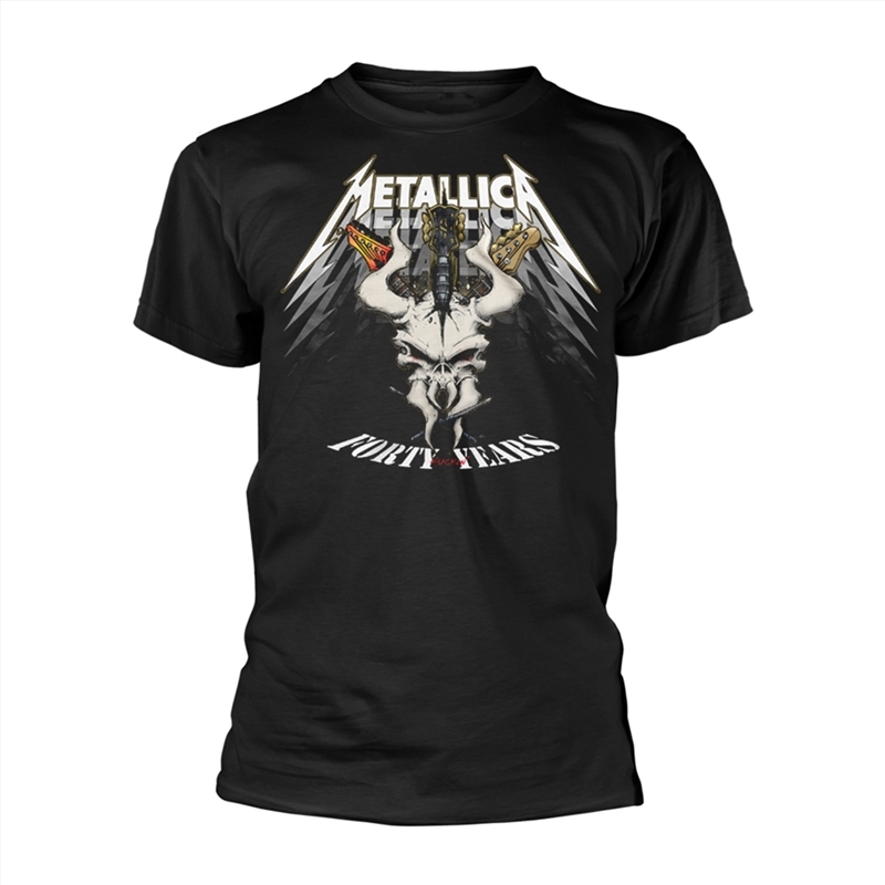 Metallica - 40Th Anniversary Forty Years - Black - MEDIUM/Product Detail/Shirts
