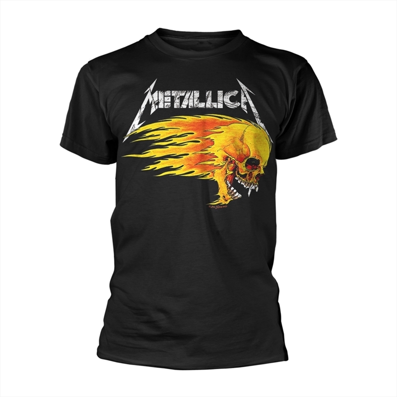 Metallica - Flaming Skull Tour '94 - Black - LARGE/Product Detail/Shirts