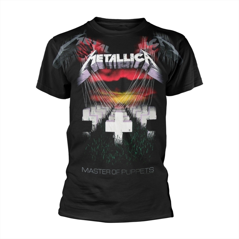 Metallica - Puppets Faded (All Over) - Black - SMALL/Product Detail/Shirts