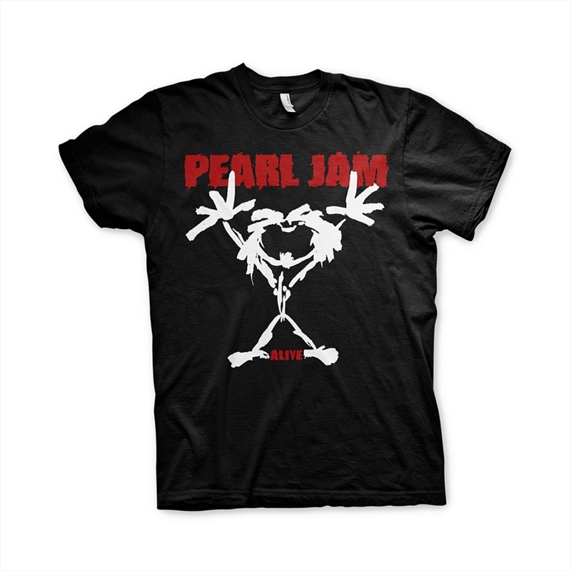 Pearl Jam - Stickman - Black - SMALL/Product Detail/Shirts