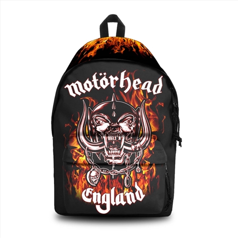 Buy Motorhead - England Fire - Backpack - Black Online | Sanity