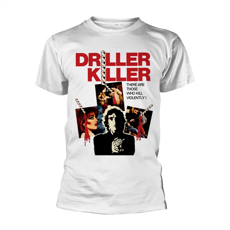Driller Killer - Driller Killer (Poster) - White - XL/Product Detail/Shirts
