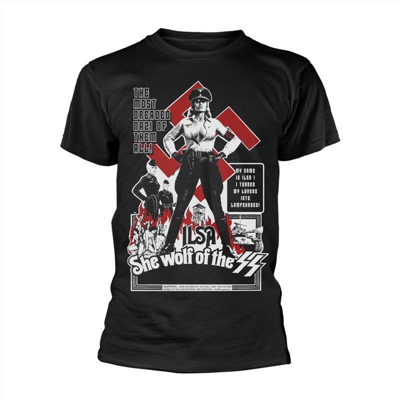 Ilsa: She Wolf Of The Ss - Ilsa She Wolf Of The S.S. - Black - MEDIUM/Product Detail/Shirts