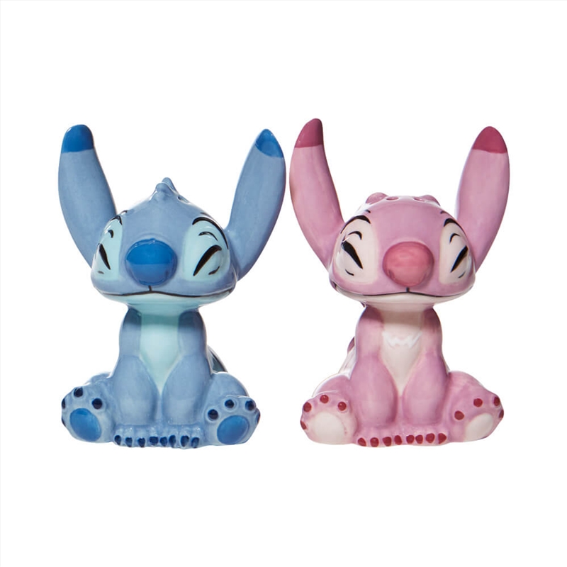 Salt & Pepper Shaker Set- Stitch & Angel/Product Detail/Tableware