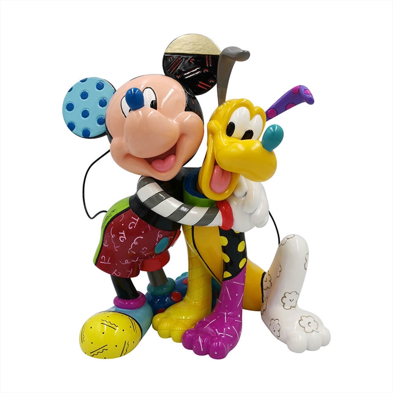 Mickey Mouse & Pluto 90Th Anniversary Figurine - Large/Product Detail/Figurines