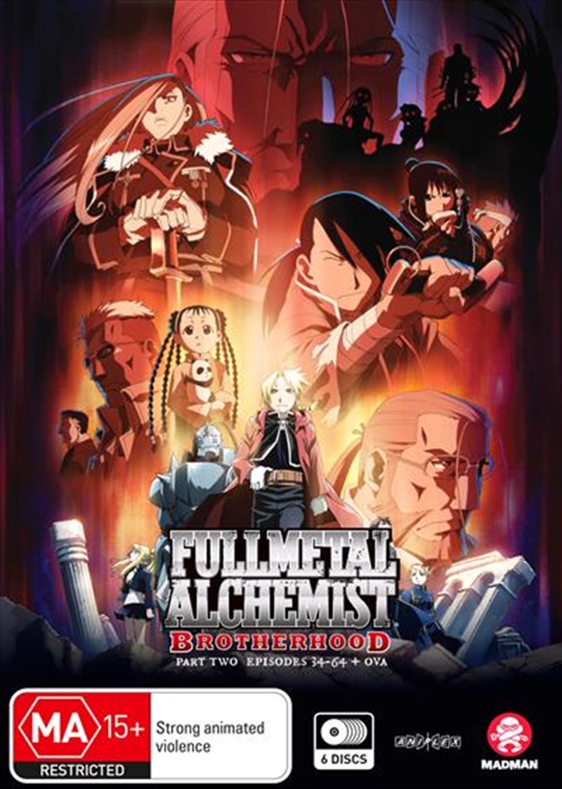 Buy Fullmetal Alchemist Brotherhood Series Part Eps 34-64