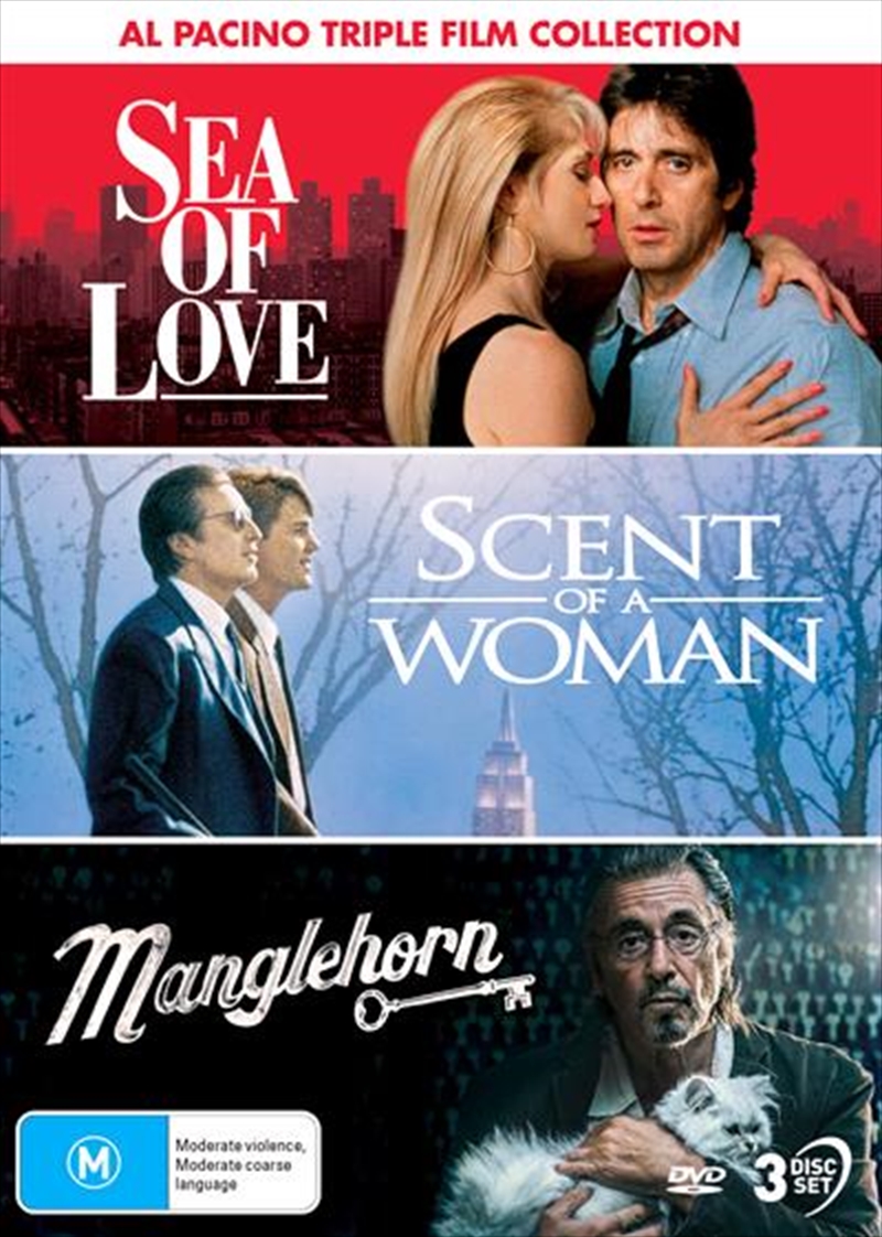 Sea Of Love / Scent Of A Woman / Manglehorn  Al Pacino Triple Film Collection/Product Detail/Drama