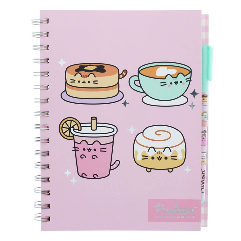 Pusheen Breakfast Club A5 Notebook + Pen & Sticky Notes Set/Product Detail/Stationery