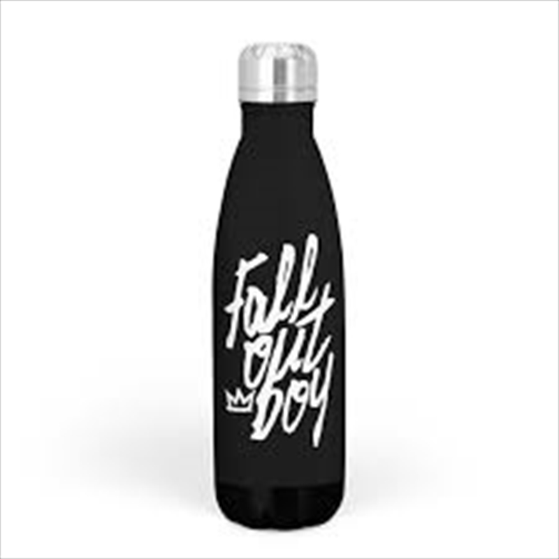 Fall Out Boy - Logo - Drink Bottle - Black/Product Detail/Drink Bottles