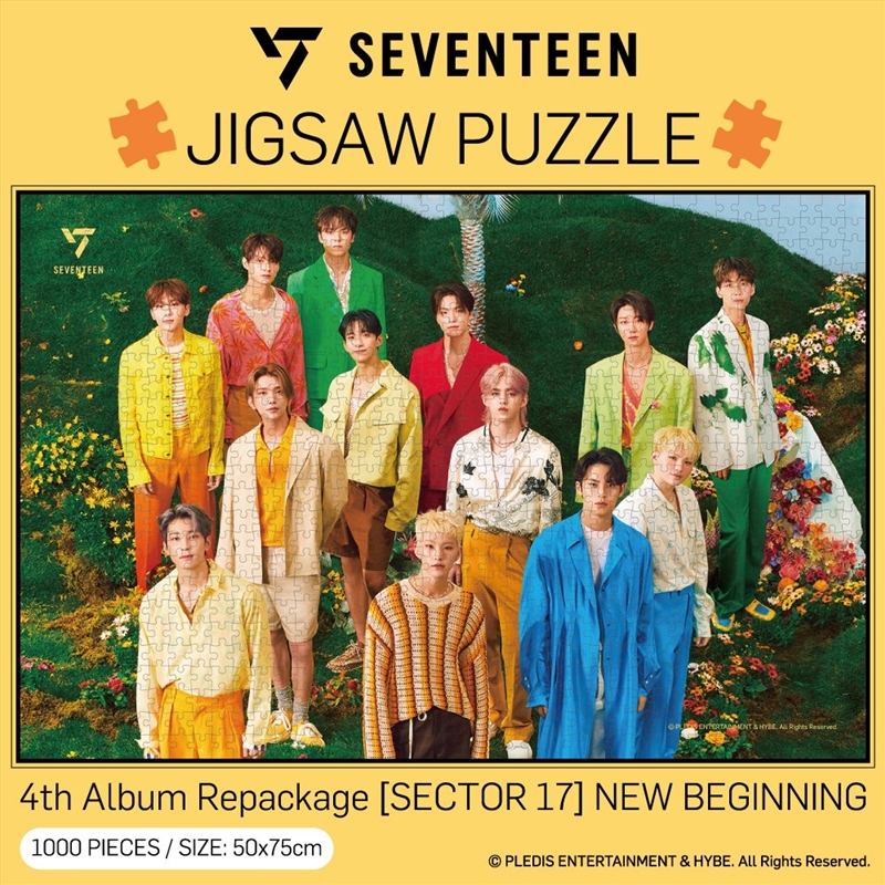 Seventeen - 1000 Pieces Jigsaw Puzzle (Sector 17)/Product Detail/KPOP Merch