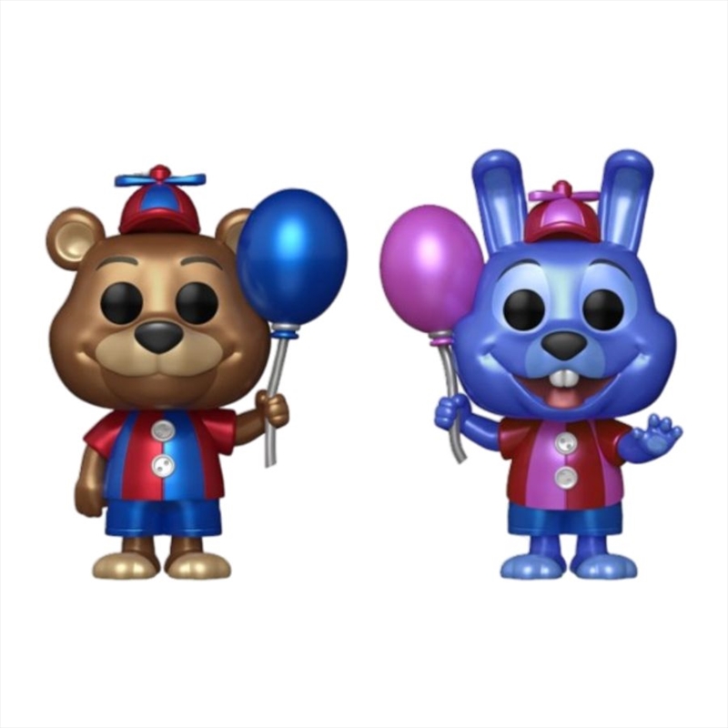 Five Nights At Freddy's - Bonnie & Freddy US Exclusive Metallic Pop! 2-Pack [RS]/Product Detail/Movies