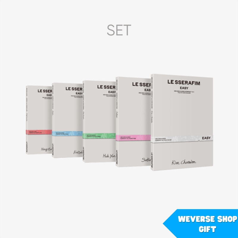 Easy 3rd Mini Album Compact Ver. Set Weverse Shop Showcase Gift Ver./Product Detail/World