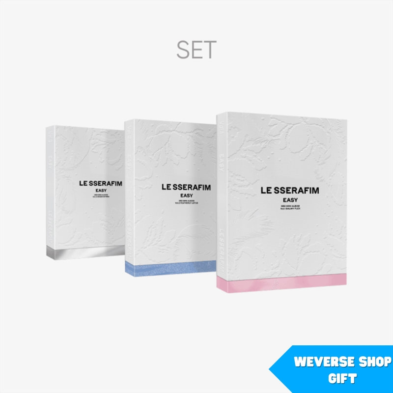Easy 3rd Mini Album Standard Ver. Set Weverse Shop Showcase Gift Ver./Product Detail/World