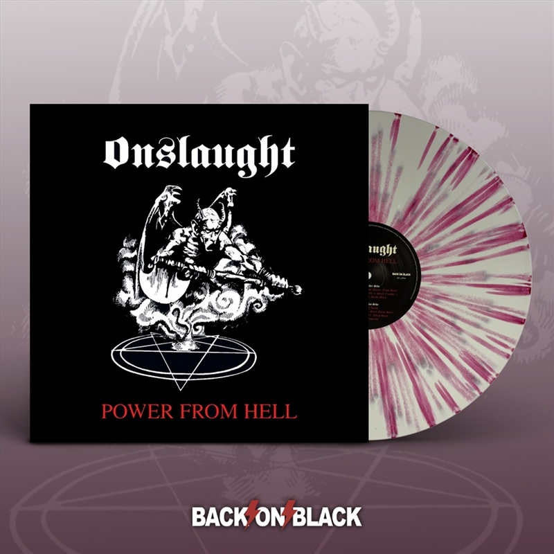Power From Hell (White W/ Red Splatter Vinyl)/Product Detail/Metal