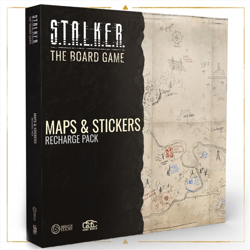 STALKER The Board Game Maps & Stickers Recharge Pack/Product Detail/Board Games
