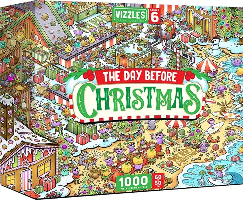Vizzles: The Day Before Christmas 1000pc Jigsaw Puzzle/Product Detail/Jigsaw Puzzles