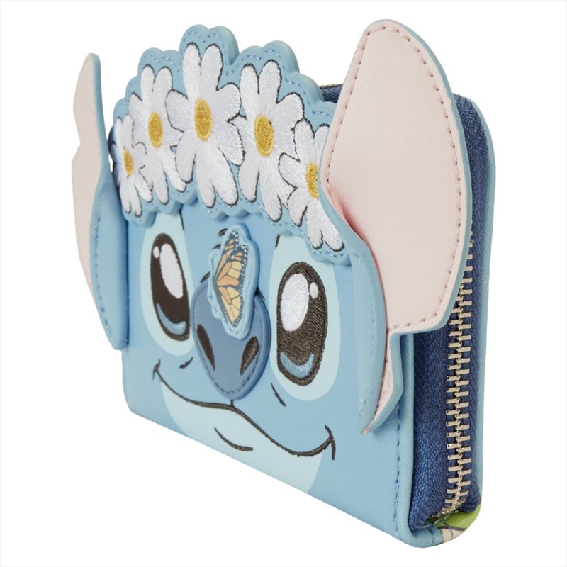 Loungefly Lilo & Stitch - Springtime Stitch Cosplay Zip Around Wallet/Product Detail/Wallets