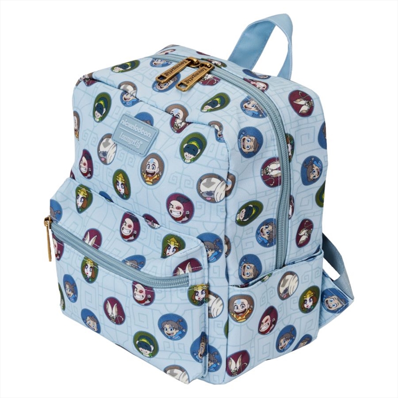 Loungefly Avatar The Last Airbender - All-Over-Print Square Nylon Mini Backpack/Product Detail/Bags