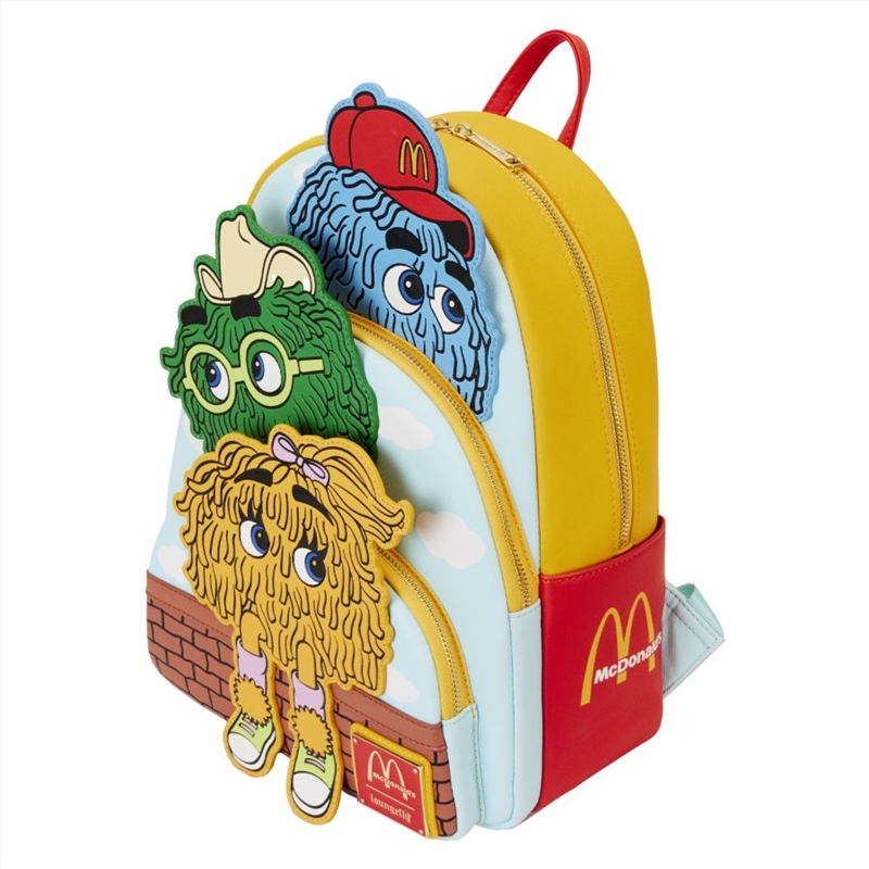 Buy Loungefly McDonalds Fry Guys Triple Pocket Mini Backpack Online