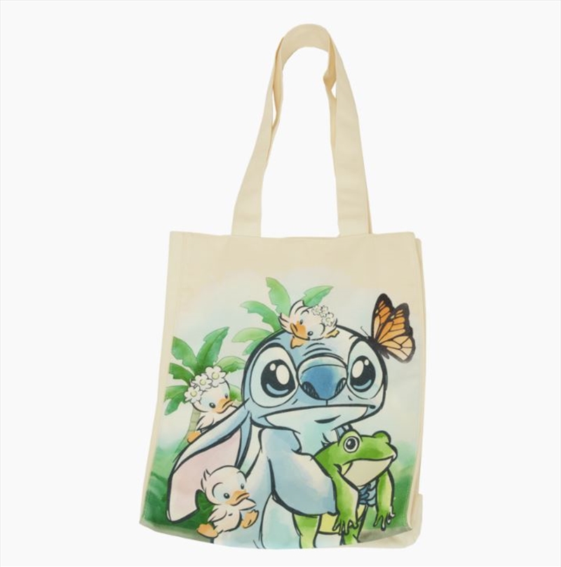 Loungefly Lilo & Stitch - Springtime Stitch Canvas Tote/Product Detail/Bags