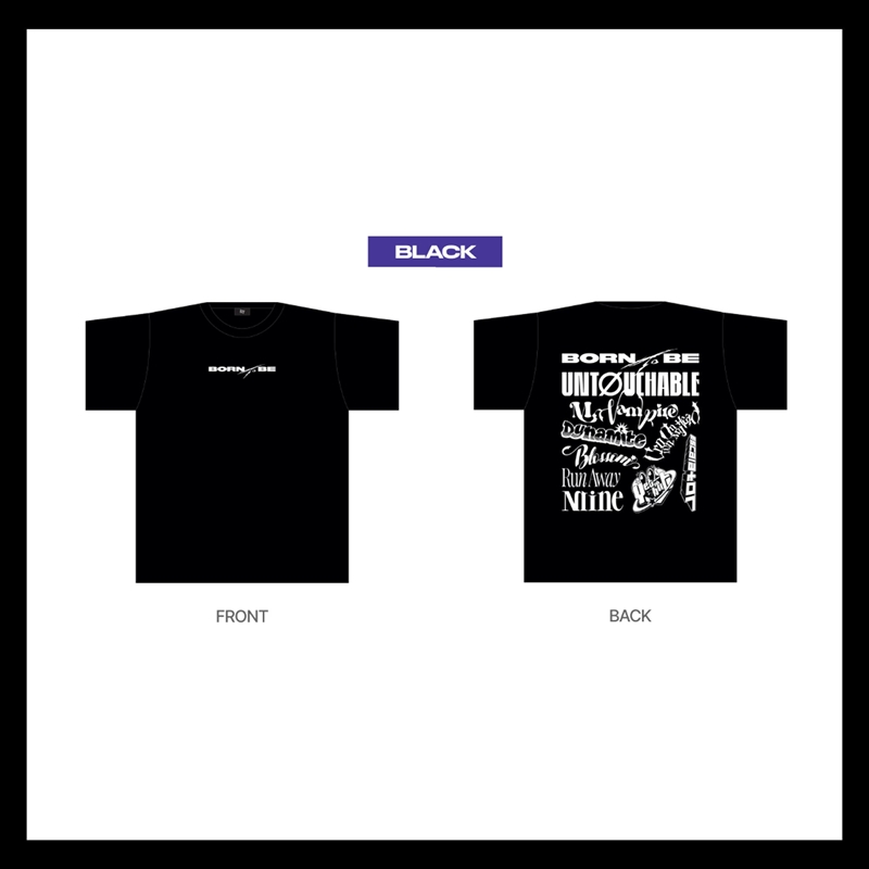 Itzy - 2Nd World Tour Born To Be In Seoul Itzy T-Shirt (Black)/Product Detail/World