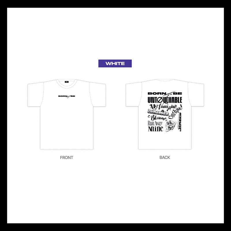 Itzy - 2nd World Tour Born To Be In Seoul Itzy T-Shirt (White)/Product Detail/KPOP Merch