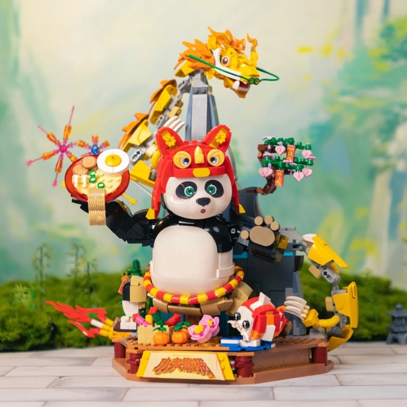 Kung Fu Panda - Dragon Warrior "Spring Festival" Special Edition Buildable Figure (1431pcs)/Product Detail/Figurines