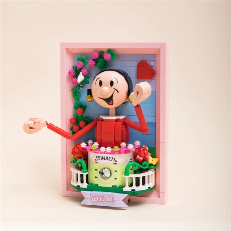 Popeye - Olive 3D Portrait Buildable Set (348pcs)/Product Detail/Figurines