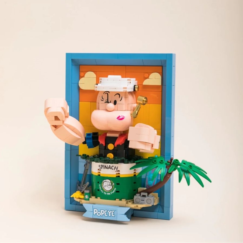 Popeye - Popeye 3D Portrait Buildable Set (416pcs)/Product Detail/Figurines