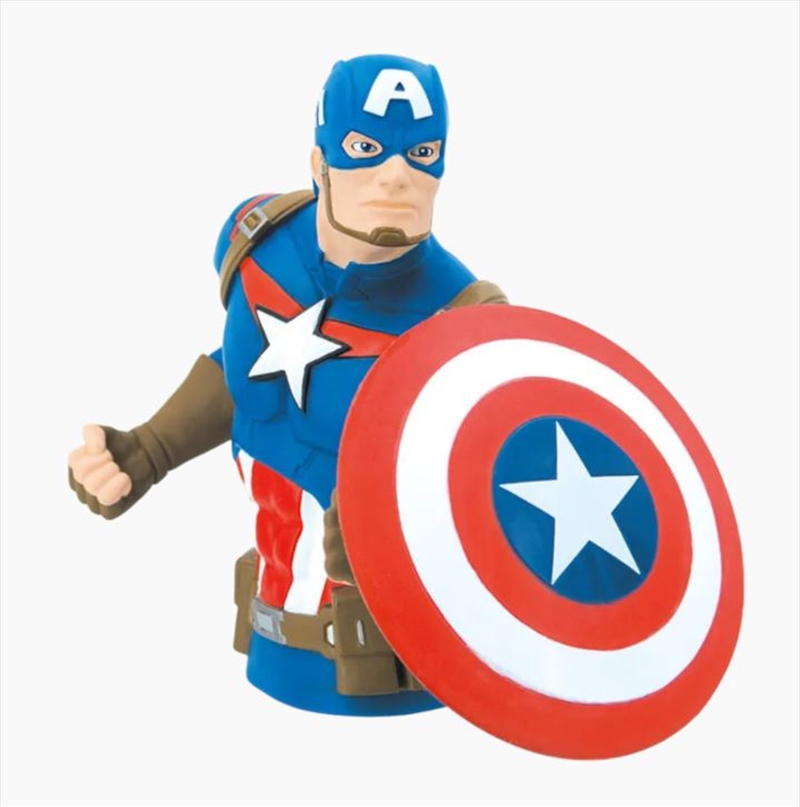 Marvel - Captain America Bust Bank/Product Detail/Decor