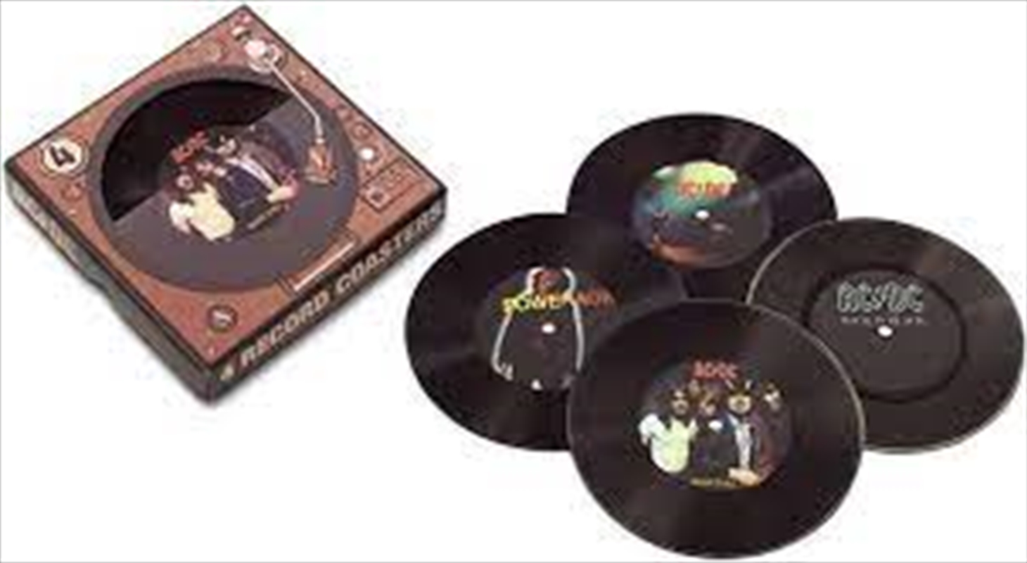 Ac/Dc- 45 Record Coasters/Product Detail/Novelty