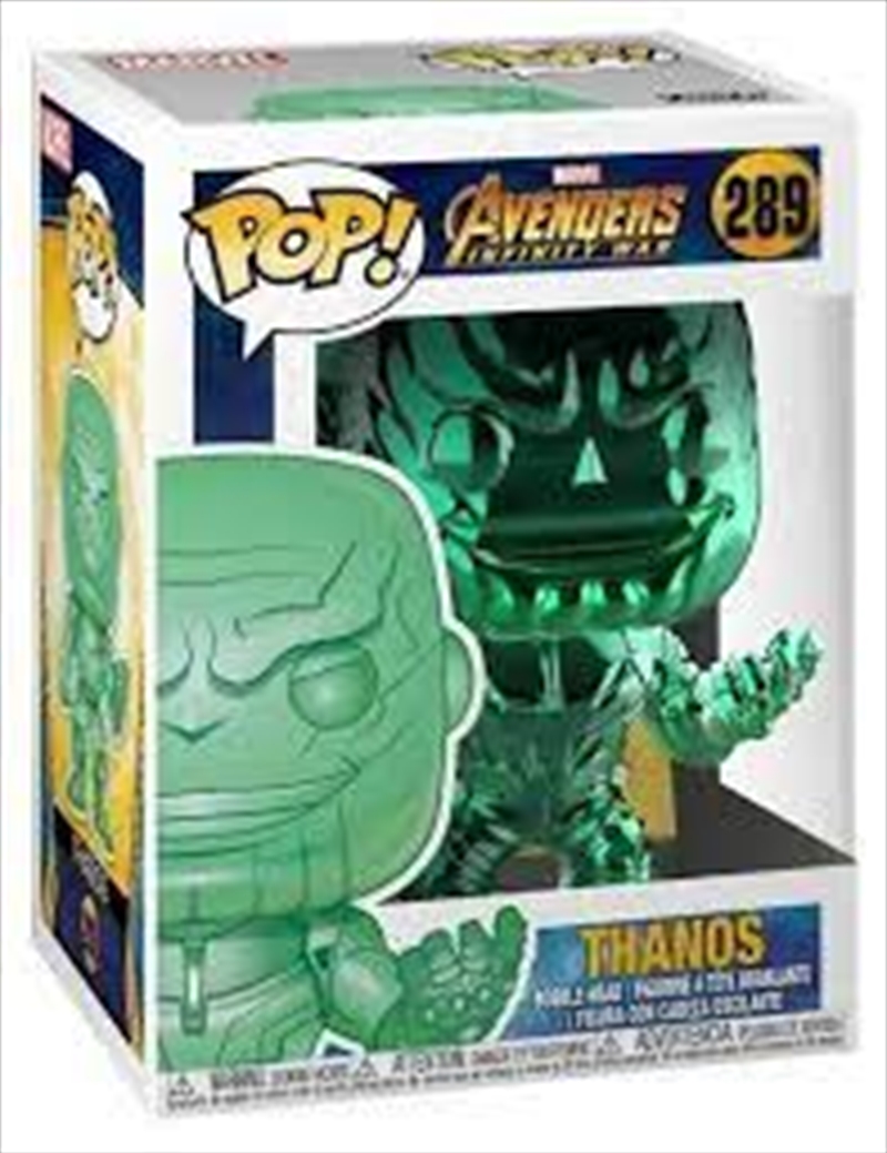 Avengers 3: Infinity War - Thanos Green Chrome US Exclusive Pop! Vinyl [RS]/Product Detail/Movies