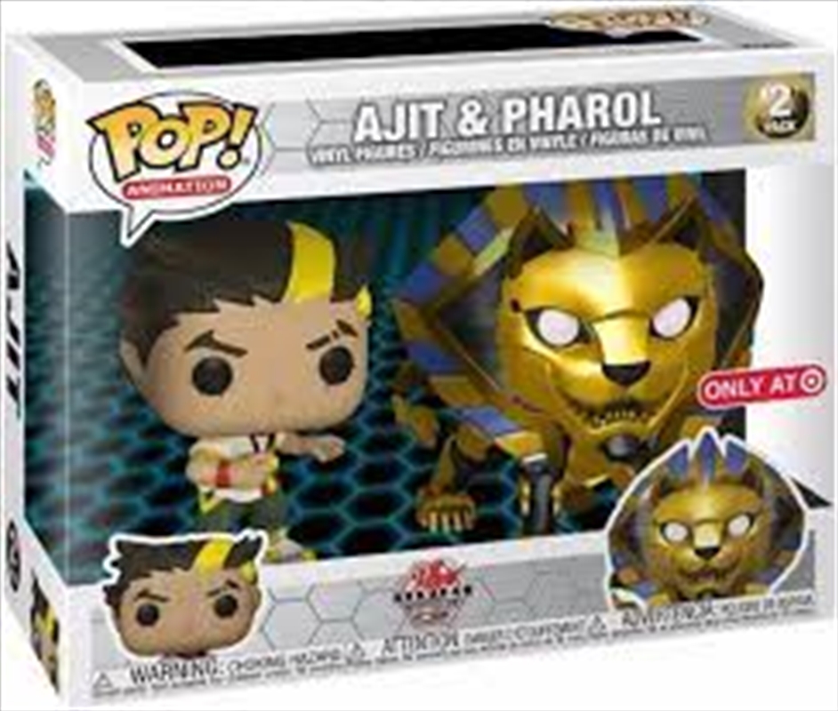 Bakugan - Ajit & Pharol US Exclusive Pop! Vinyl 2-pack [RS]/Product Detail/TV