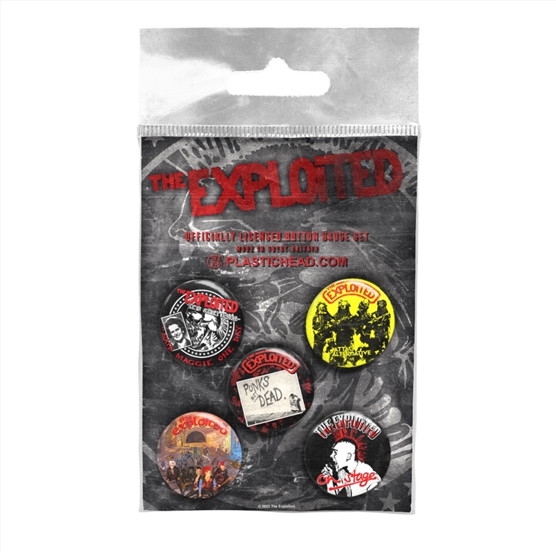 The Exploited Button Badge Set 2/Product Detail/Buttons & Pins