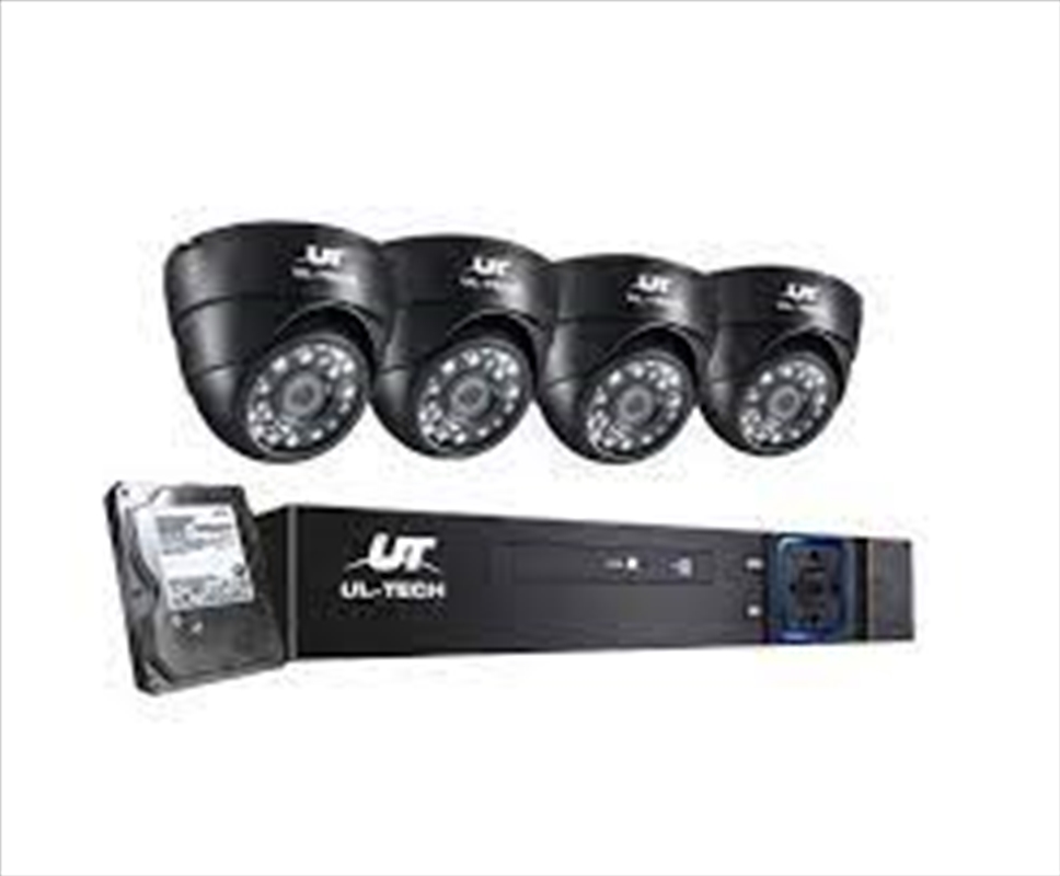 CCTV Camera Security System Home 8CH DVR 1080P 4 Dome cameras with 1TB Hard Drive/Product Detail/Electronics