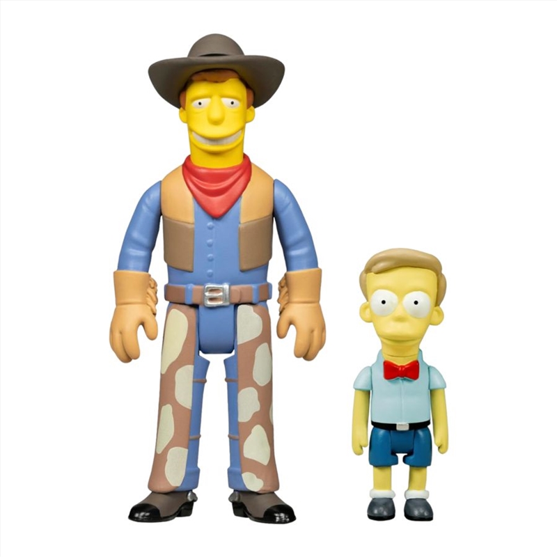 The Simpsons - Troy McClure (Meat and You: Partners in Freedom) Reaction 3.75" Figure/Product Detail/Figurines