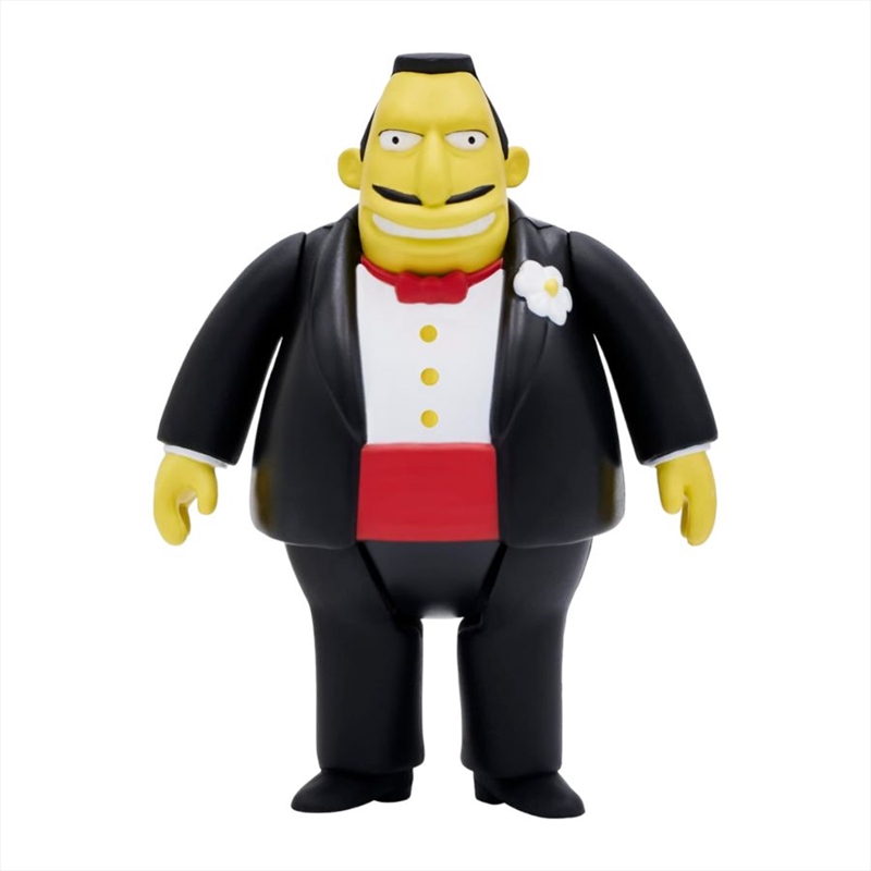 The Simpsons: McBain - Senator Mendozza Reaction 3.75" Figure/Product Detail/Figurines