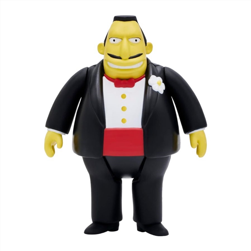 The Simpsons: McBain - Senator Mendozza Reaction 3.75" Figure/Product Detail/Figurines