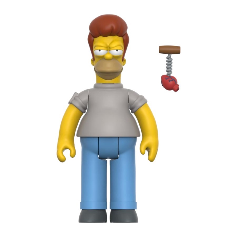 The Simpsons - Hell Toupee Homer (Tree House of Horror) Reaction 3.75" Figure/Product Detail/Figurines