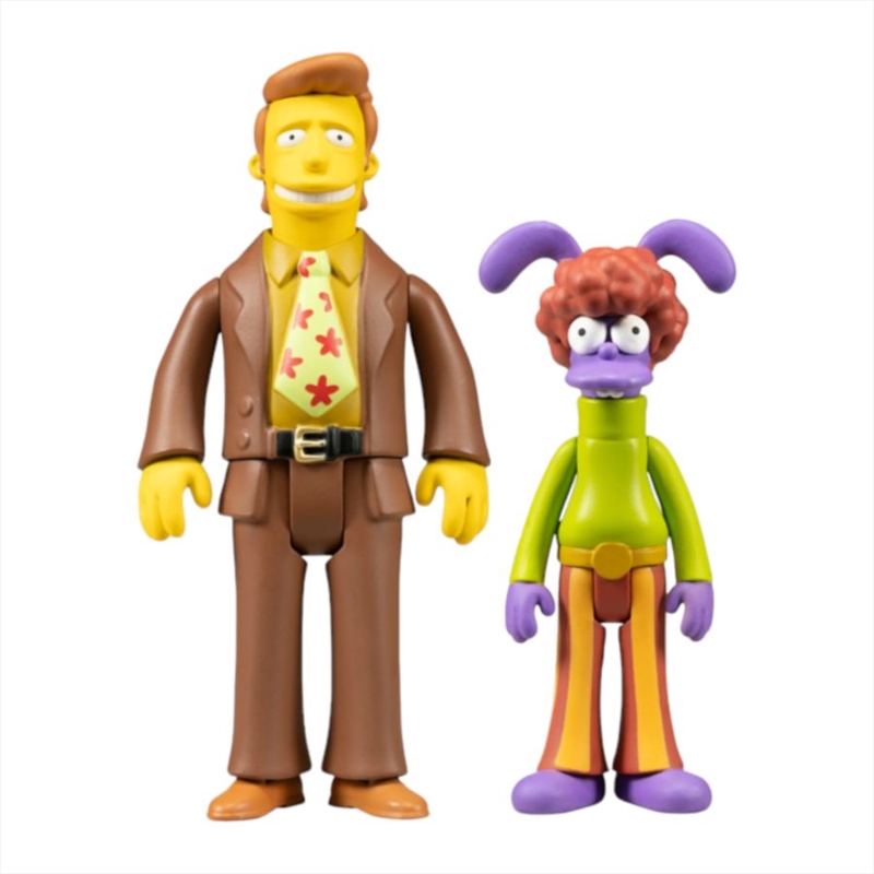 The Simpsons - Troy McClure (Fuzzy Bunny's Guide to You-Know-What) Reaction 3.75" Figure/Product Detail/Figurines