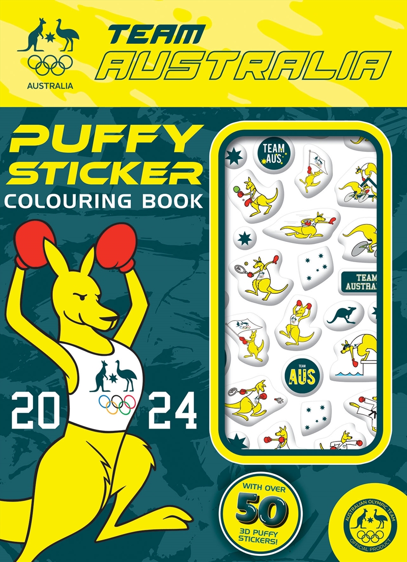 Australian Olympic Team: Puffy Sticker Colouring Book/Product Detail/Kids Colouring