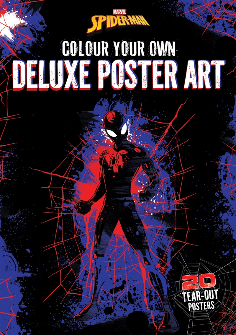 Spider-Man: Colour Your Own Deluxe Poster Art (Marvel)/Product Detail/Kids Colouring